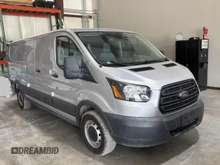 2017 Ford Transit Cargo with VIN 1FTYE9ZM8HKA10984, listed as a Copart auction lot 55094735 with 116,923 mi miles and Salvage Title. Bid and sale history available at carsss.com. Image 1.