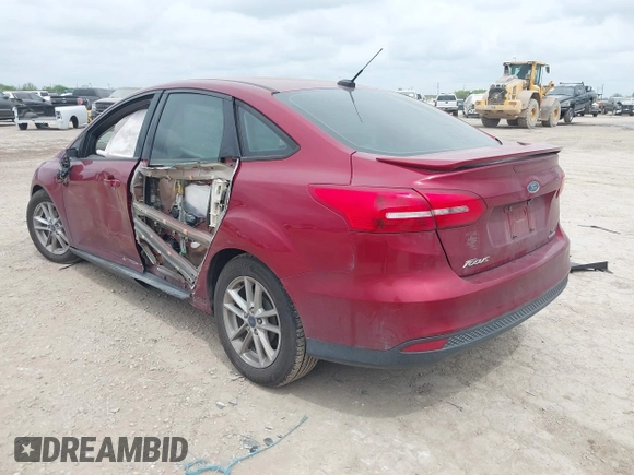 2016 Ford Focus SE with VIN 1FADP3F29GL314851, listed as a IAAI auction lot 41881982 with 130,888 mi miles. Bid and sale history available at carsss.com. Image 3.