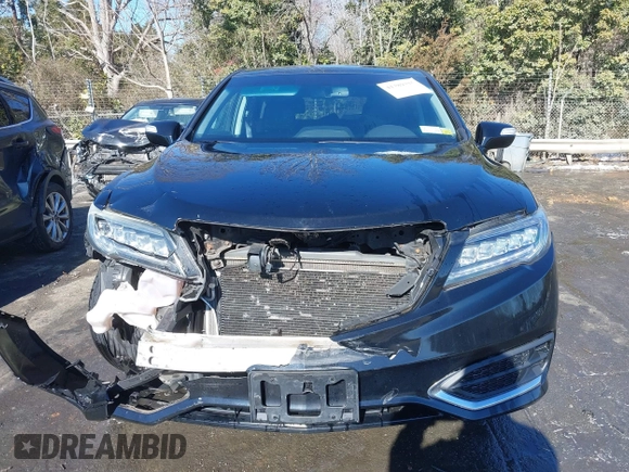 2016 Acura RDX Tech Pkg with VIN 5J8TB4H58GL010770, listed as a IAAI auction lot 41389335 with 107,619 mi miles. Bid and sale history available at carsss.com. Image 12.