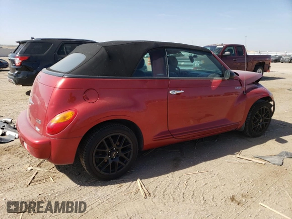 2005 Chrysler PT Cruiser GT with VIN 3C3AY75S65T266055, listed as a Copart auction lot 74353024 with 0 mi miles and Clean Title. Bid and sale history available at carsss.com. Image 3.