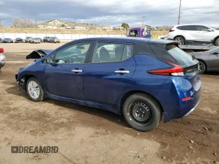 2025 Nissan LEAF S with VIN 1N4AZ1BV6SC561609, listed as a Copart auction lot 81307814 with 1,116 mi miles and Salvage Title. Bid and sale history available at carsss.com. Image 2.