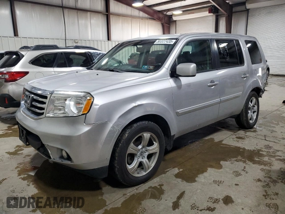 2012 Honda Pilot EX-L with VIN 5FNYF4H57CB041532, listed as a Copart auction lot 50322435 with 117,709 mi miles and Salvage Title. Bid and sale history available at DreamBid. Image 1.