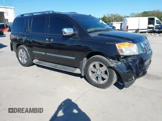 2011 Nissan Armada SV with VIN 5N1BA0ND7BN606270, listed as a IAAI auction lot 41599862 with 110,399 mi miles and . Bid and sale history available at DreamBid. Image 1.
