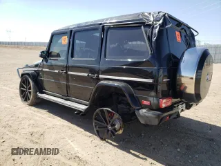 2018 Mercedes-Benz G-Class AMG G 63 with VIN WDCYC7DH6JX291237, listed as a Copart auction lot 57343814 with 0 mi miles and Salvage Title. Bid and sale history available at carsss.com. Image 2.