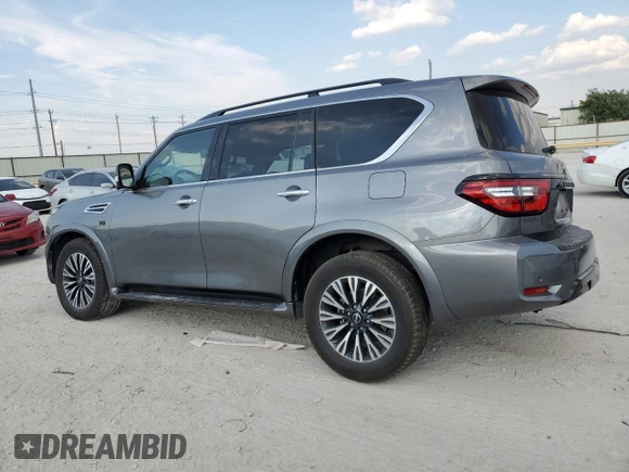 2021 Nissan Armada SL with VIN JN8AY2BB5M9790943, listed as a Copart auction lot 68871694 with 64,539 mi miles and Salvage Title. Bid and sale history available at carsss.com. Image 2.