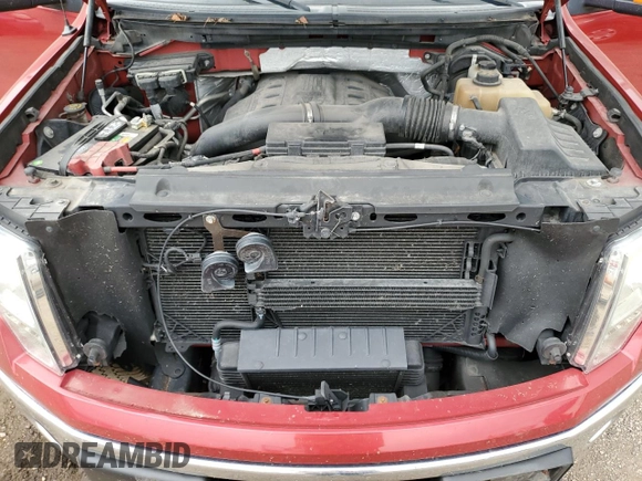 2011 Ford F-150 XL with VIN 1FTFX1ET0BFB75962, listed as a Copart auction lot 58708435 with 142,581 mi miles and Salvage title. Bid and sale history available at DreamBid. Image 11.