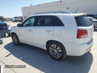 2013 Kia Sorento SX with VIN 5XYKW4A22DG383003, listed as a Copart auction lot 64064245 with 154,450 mi miles and Salvage title. Bid and sale history available at DreamBid. Image 2.
