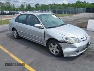 2004 Honda Civic EX with VIN 2HGES26794H559999, listed as a IAAI auction lot 42097812 with 289,596 mi miles and . Bid and sale history available at DreamBid. Image 1.