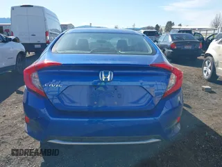 2020 Honda Civic Sedan LX with VIN 2HGFC2F68LH578566, listed as a IAAI auction lot 41746048 with 39,263 mi miles. Bid and sale history available at carsss.com. Image 16.