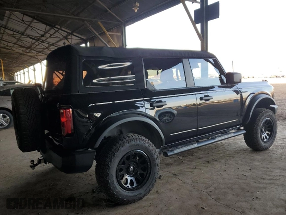 2022 Ford Bronco with VIN 1FMDE5BH4NLB88798, listed as a Copart auction lot 85670834 with 41,264 mi miles and Salvage Title. Bid and sale history available at DreamBid. Image 3.
