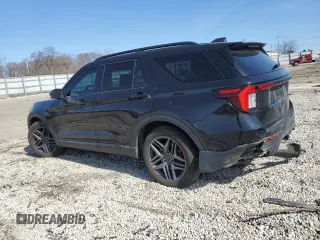 2025 Ford Explorer ST with VIN 1FMWK8GCXSGA98821, listed as a Copart auction lot 48538895 with 3,511 mi miles and Salvage Title. Bid and sale history available at carsss.com. Image 2.