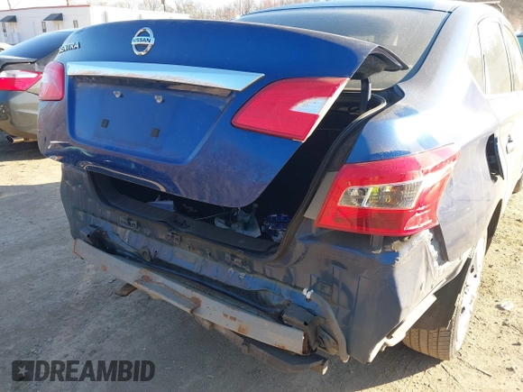 2017 Nissan Sentra S with VIN 3N1AB7AP7HY367176, listed as a IAAI auction lot 41806280 with 101,606 mi miles. Bid and sale history available at carsss.com. Image 6.