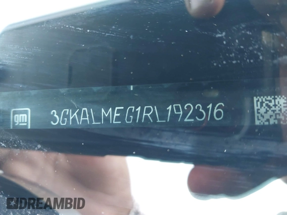 2024 GMC Terrain SLE z VIN 3GKALMEG1RL192316, wystawiony jako IAAI lot #41944513 z przebiegiem 32 466 mil mil oraz . Historia ofert i sprzedaży dostępna na DreamBid. Obrazek 9.