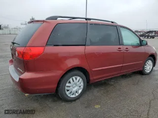 2007 Toyota Sienna CE with VIN 5TDZK23C77S062926, listed as a Copart auction lot 51657835 with 153,480 mi miles and Clean Title. Bid and sale history available at carsss.com. Image 3.