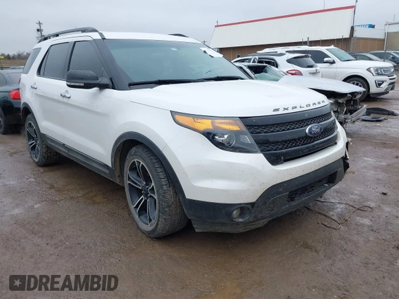 2014 Ford Explorer Sport z VIN 1FM5K8GT3EGB49107, wystawiony jako IAAI lot #41400418 z przebiegiem 150 755 mil mil oraz . Historia ofert i sprzedaży dostępna na DreamBid. Obrazek 1.