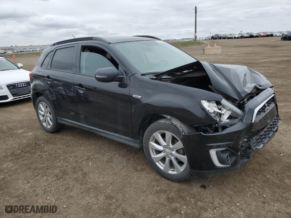 2015 Mitsubishi RVR GT with VIN 4A4AJ4AW5FE609598, listed as a Copart auction lot 51568904 with 0 miles and Salvage Title. Bid and sale history available at carsss.com. Image 4.