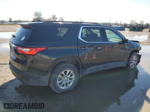 2020 Chevrolet Traverse LT Cloth with VIN 1GNERGKW9LJ246279, listed as a Copart auction lot 43505394 with 76,441 mi miles. Bid and sale history available at carsss.com. Image 3.