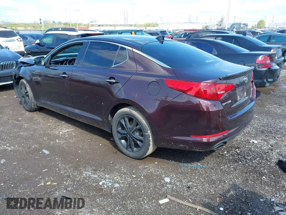 2012 Kia Optima EX with VIN 5XXGN4A71CG011319, listed as a IAAI auction lot 42001405 with 193,567 mi miles. Bid and sale history available at carsss.com. Image 3.