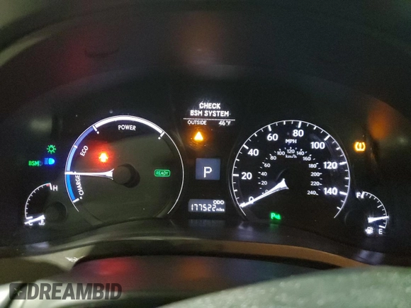 2015 Lexus RX 450h with VIN 2T2ZB1BA6FC002178, listed as a Copart auction lot 43314665 with 177,522 mi miles and Clean Title. Bid and sale history available at DreamBid. Image 9.