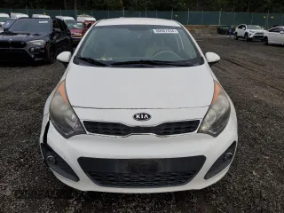 2012 Kia Rio EX with VIN KNADN5A39C6089980, listed as a Copart auction lot 80687434 with 128,952 mi miles and Clean Title. Bid and sale history available at carsss.com. Image 5.
