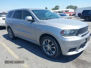 2019 Dodge Durango GT Plus with VIN 1C4RDHDG0KC684454, listed as a IAAI auction lot 42283157 with 122,020 mi miles and . Bid and sale history available at DreamBid. Image 1.