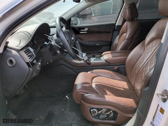 2017 Audi A8 L Sport with VIN WAU43AFD9HN017321, listed as a Copart auction lot 51694415 with 41,178 mi miles and Salvage Title. Bid and sale history available at carsss.com. Image 7.
