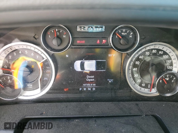 2017 Ram 1500 SLT z VIN 1C6RR7GT6HS548906, wystawiony jako Copart lot #54213105 z przebiegiem 107 352 mil mil oraz Szkoda całkowita • Salvage title. Historia ofert i sprzedaży dostępna na DreamBid. Obrazek 9.