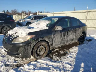 2012 Mazda 3 i Sport with VIN JM1BL1UG0C1520453, listed as a Copart auction lot 89056345 with 161,435 mi miles and Salvage Title. Bid and sale history available at DreamBid. Image 1.
