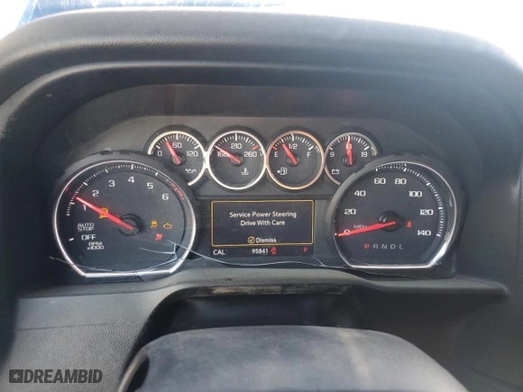 2019 Chevrolet Silverado 1500 LT with VIN 3GCPWCEK0KG279943, listed as a Copart auction lot 83422664 with 95,841 mi miles and Clean Title. Bid and sale history available at carsss.com. Image 9.