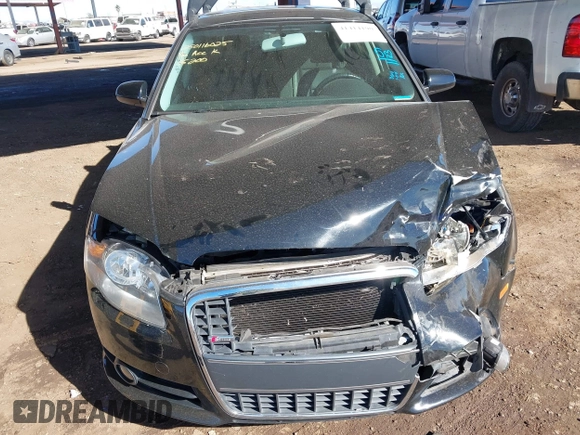 2008 Audi A4 2.0T with VIN WAUAF78E18A072100, listed as a IAAI auction lot 41414190 with 129,408 mi miles. Bid and sale history available at carsss.com. Image 6.