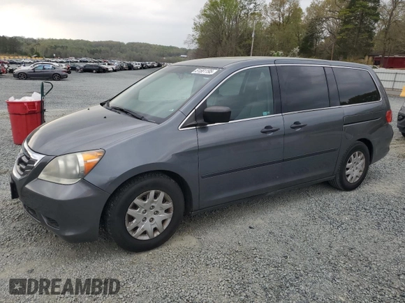 2010 Honda Odyssey LX with VIN 5FNRL3H29AB062697, listed as a Copart auction lot 51581195 with 127,003 mi miles and Salvage Title. Bid and sale history available at carsss.com. Image 1.