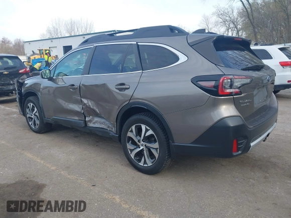 2021 Subaru Outback Limited XT with VIN 4S4BTGND2M3141284, listed as a IAAI auction lot 42113791 with 63,030 mi miles and . Bid and sale history available at DreamBid. Image 3.