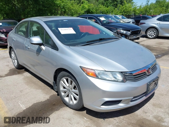 2012 Honda Civic EX-L with VIN 19XFB2F95CE048370, listed as a IAAI auction lot 42209529 with 112,700 mi miles and . Bid and sale history available at DreamBid. Image 1.