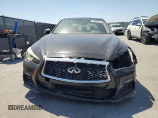 2018 Infiniti Q50 3.0t LUXE with VIN JN1EV7AP3JM591868, listed as a Copart auction lot 52430365 with 72,955 mi miles and Salvage Title. Bid and sale history available at carsss.com. Image 5.