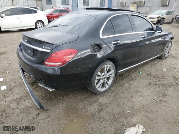 2017 Mercedes-Benz C-Class C 300 with VIN 55SWF4JB1HU224762, listed as a Copart auction lot 48962605 with 77,552 mi miles and Clean Title. Bid and sale history available at carsss.com. Image 3.