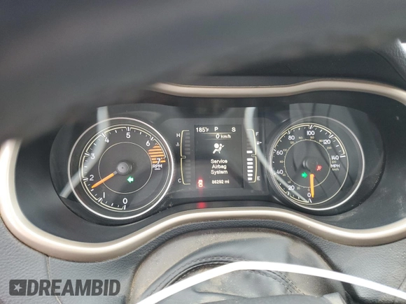 2017 Jeep Cherokee Sport z VIN 1C4PJLAB4HW559931, wystawiony jako Copart lot #58856295 z przebiegiem 86 292 mil mil oraz Szkoda całkowita • Salvage title. Historia ofert i sprzedaży dostępna na DreamBid. Obrazek 9.