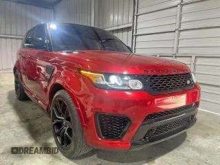 2016 Land Rover Range Rover Sport SVR z VIN SALWZ2EF7GA544520, wystawiony jako Copart lot #59821005 z przebiegiem 47 589 mil mil oraz Czysty tytuł • Clean title. Historia ofert i sprzedaży dostępna na DreamBid. Obrazek 1.