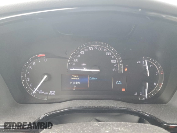 2019 Cadillac XT5 Luxury FWD with VIN 1GYKNCRSXKZ132871, listed as a Copart auction lot 54879405 with 57,325 mi miles and Salvage title. Bid and sale history available at DreamBid. Image 9.