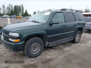 2002 Chevrolet Tahoe Z71 with VIN 1GNEK13Z82R181919, listed as a IAAI auction lot 41903548 with 375,453 mi miles. Bid and sale history available at carsss.com. Image 2.