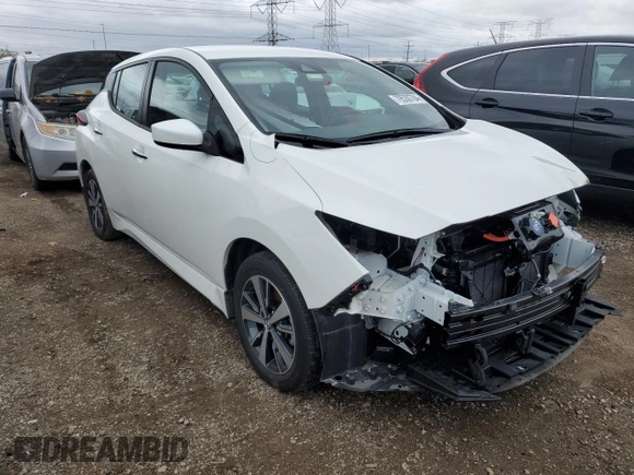 2020 Nissan LEAF with VIN 1N4BZ1BP6LC311665, listed as a Copart auction lot 79530784 with 15,170 mi miles and Salvage title. Bid and sale history available at DreamBid. Image 4.