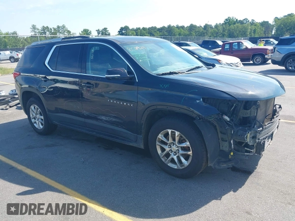 2018 Chevrolet Traverse LT Cloth with VIN 1GNERGKW3JJ138334, listed as a IAAI auction lot 42422939 with 98,060 mi miles and . Bid and sale history available at DreamBid. Image 1.