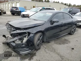 2021 Mercedes-Benz CLA with VIN W1K5J4HB9MN180268, listed as a Copart auction lot 88046115 with 58,172 mi miles and Salvage Title. Bid and sale history available at carsss.com. Image 1.