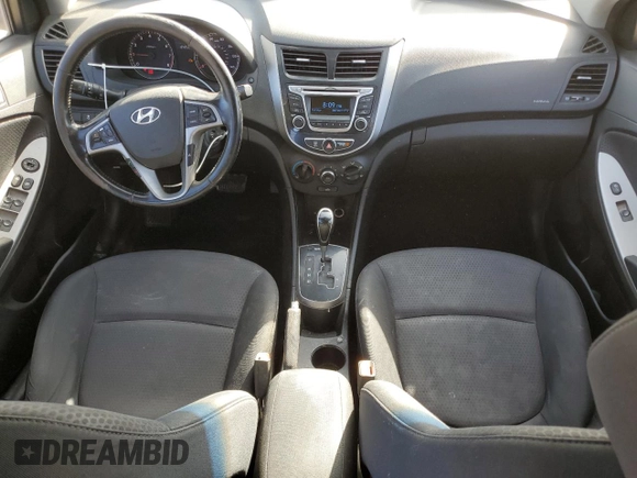 2016 Hyundai Accent Sport with VIN KMHCU5AE2GU249391, listed as a Copart auction lot 48917085 with 124,200 mi miles and Salvage Title. Bid and sale history available at carsss.com. Image 8.