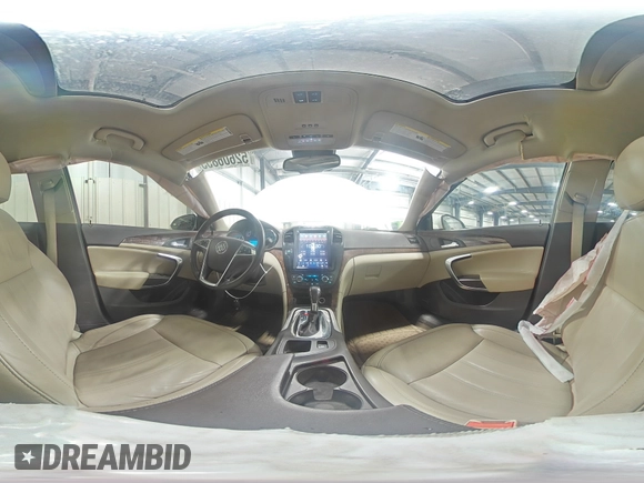 2012 Buick Regal Turbo Premium 2 with VIN 2G4GT5GV6C9149488, listed as a Copart auction lot 52606855 with 157,216 mi miles and Salvage title. Bid and sale history available at DreamBid. Image 14.