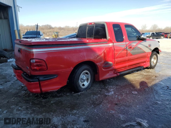 2002 Ford F-150 XL with VIN 2FTRX07W52CA52460, listed as a Copart auction lot 41694215 with 0 mi miles and Salvage Title. Bid and sale history available at carsss.com. Image 3.