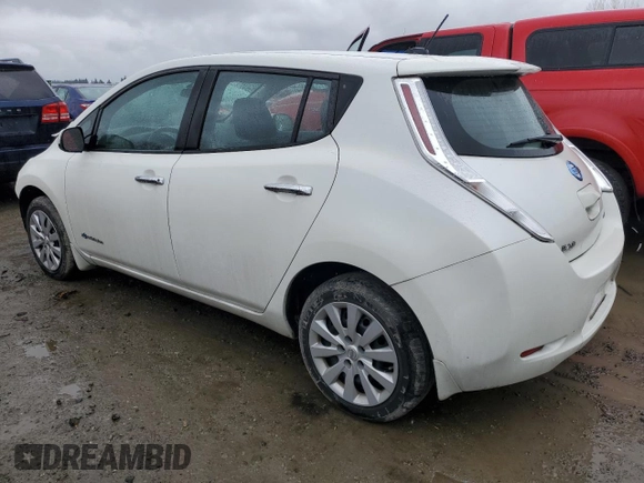 2015 Nissan LEAF SV with VIN 1N4AZ0CP6FC322612, listed as a Copart auction lot 47860363 with 56,136 mi miles. Bid and sale history available at carsss.com. Image 2.