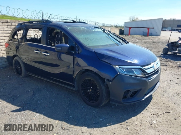 2018 Honda Odyssey EX-L z VIN 5FNRL6H79JB041040, wystawiony jako IAAI lot #41883128 z przebiegiem Nie podano mil oraz . Historia ofert i sprzedaży dostępna na DreamBid. Obrazek 1.