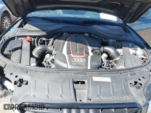 2016 Audi S8 Plus with VIN WUAJ5AFD2GN900596, listed as a IAAI auction lot 42014762 with 1 mi miles. Bid and sale history available at carsss.com. Image 10.