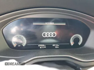 2020 Audi A5 Sportback Premium Plus with VIN WAUCNCF51LA014732, listed as a Copart auction lot 45101783 with 47,636 mi miles. Bid and sale history available at carsss.com. Image 9.