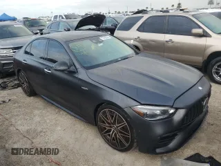 2024 Mercedes-Benz C 43 AMG with VIN W1KAF8HB5RR194188, listed as a Copart auction lot 77616334 with Not provided miles and Non repairable. Bid and sale history available at DreamBid. Image 4.
